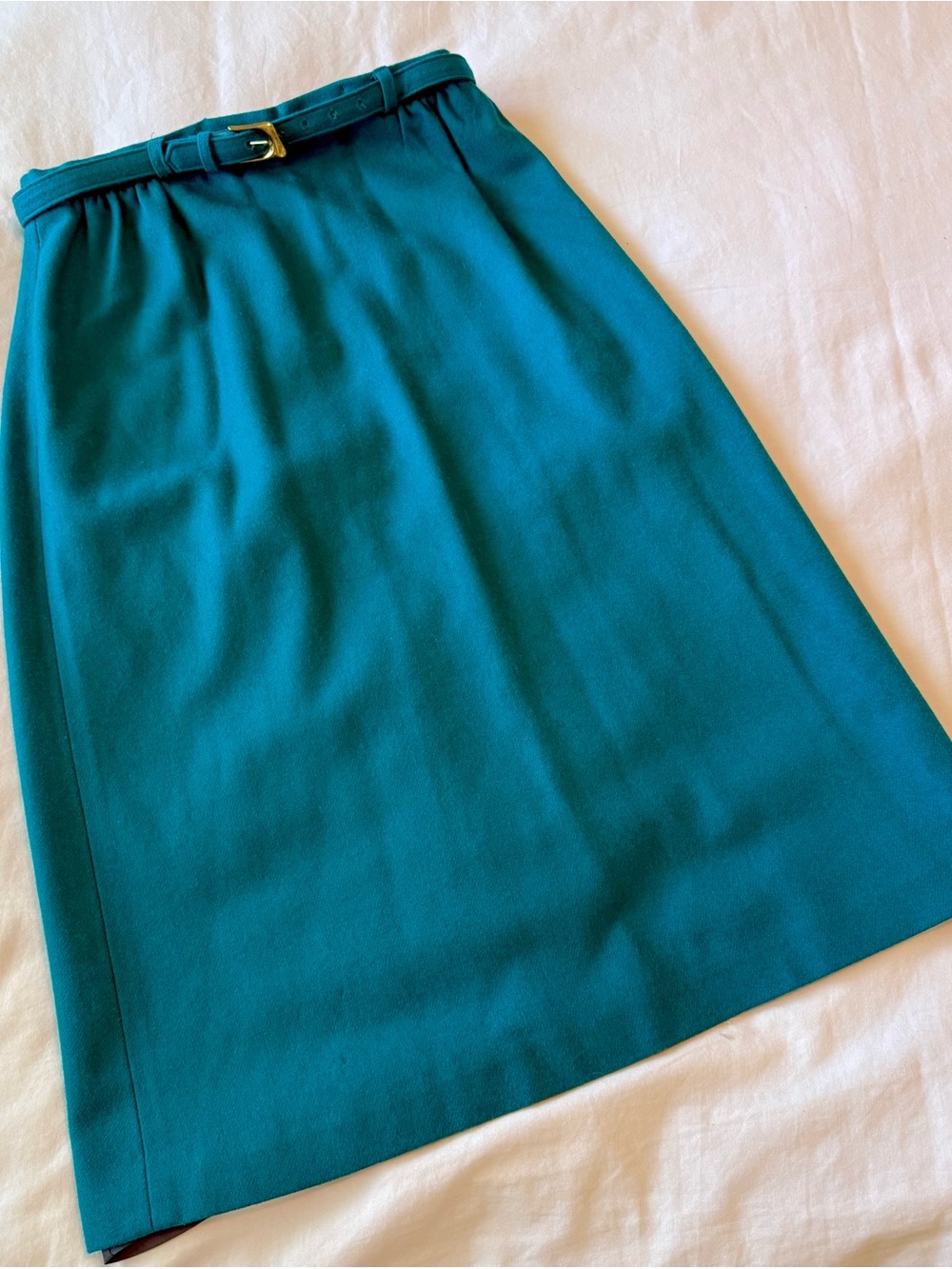 Vintage Country Suburbans A-Line Wool Union-made in the USA skirt